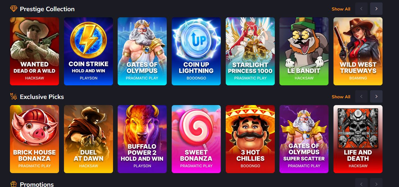 Discover Excitement Vegastars Casino Games Await You